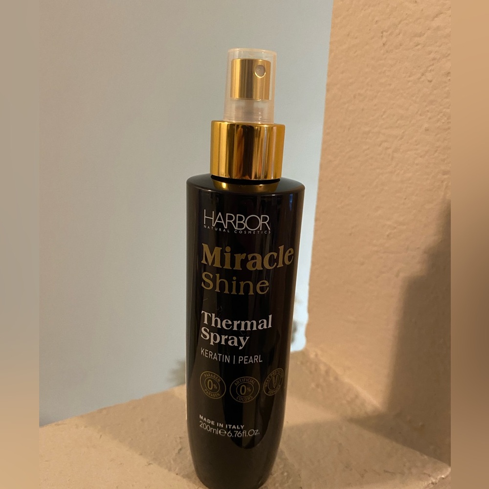 Harbor Miracle Shine Thermal Spray for Hair. Italy. 6.76oz. NWT.